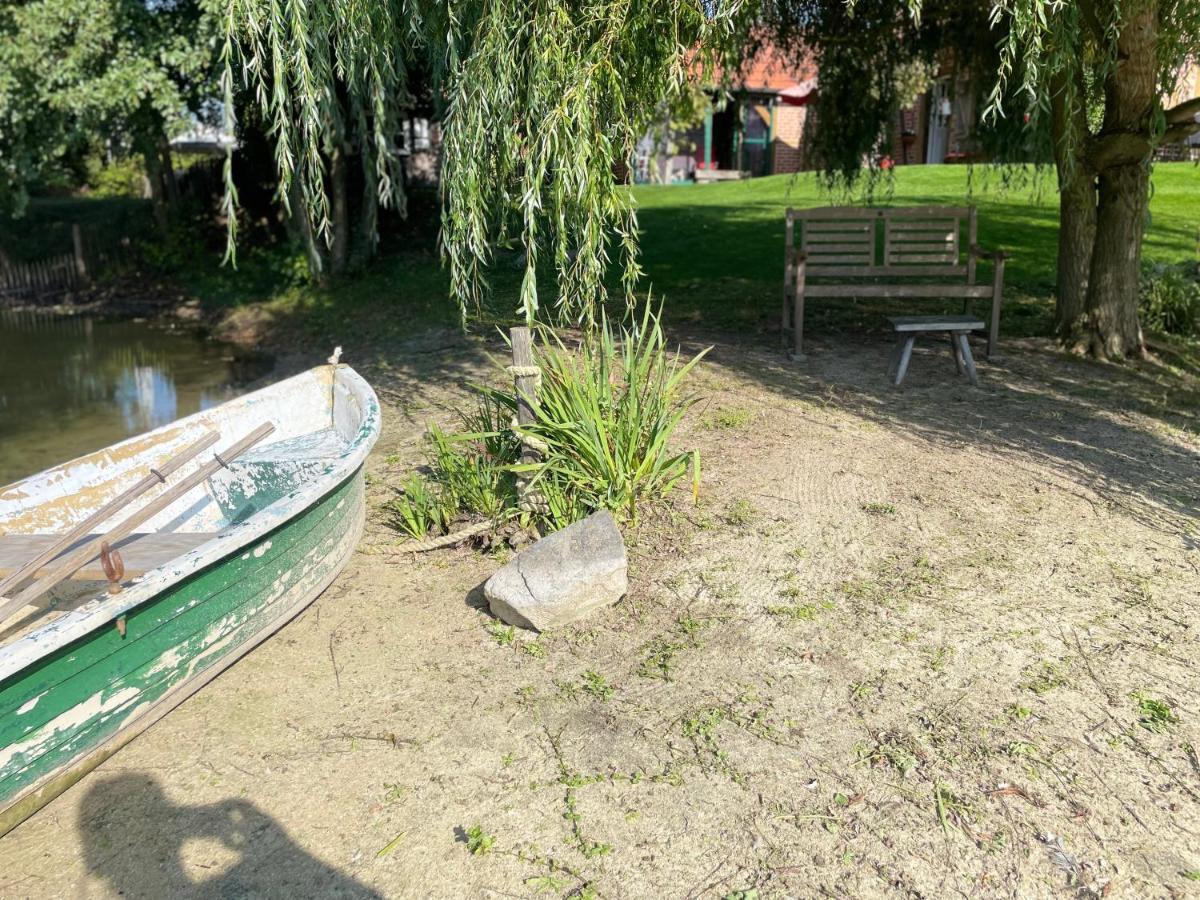 Gemuetliches Fachwerkhaus Am See Mit Kamin Варендорф Екстер'єр фото
